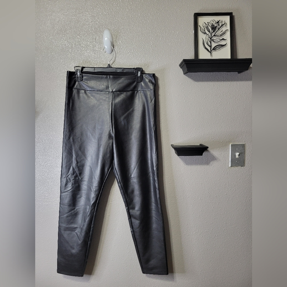 Zara faux leather pants